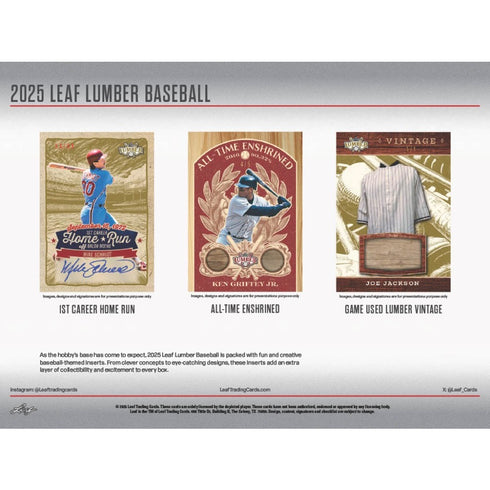 2025 LEAF LUMBER BASEBALL